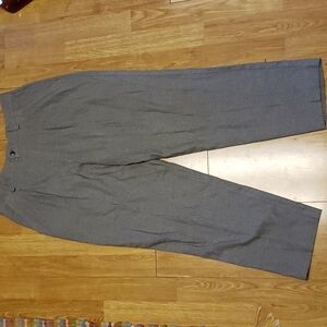 Vintage Gray pleated pants with tapered ankle size 12